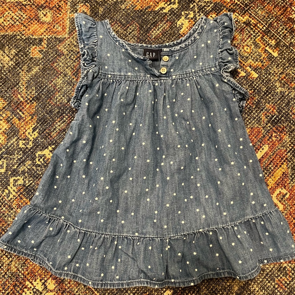 GAP Blue and White Star Dress